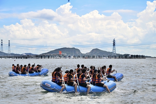시흥시 '2025년 제17회 전국해양스포츠제전'- 고무보트 체험 시민