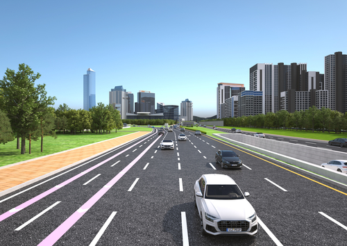 과천시 대공원 지하차도 조감도