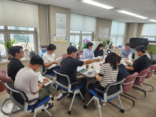 부천시 공공건축물 공사비 절감 전담팀(TF) 회의