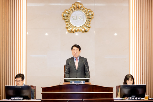 조성대 남양주시의회 의장 제314회 임시회 개회 선포