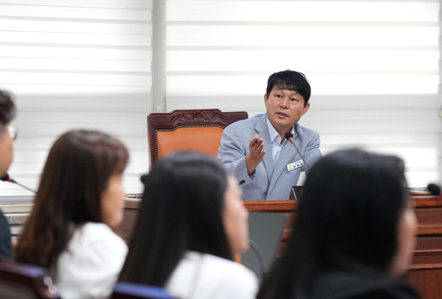 정병용 하남시의회 의원 배민라이더스쿨 개관 관련 주민 민원 청취 간담회 주재