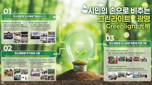 광명시 탄소중립형 도시재생 정책 브랜드 '그린라이트 광명' 설명자료