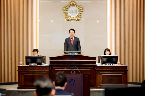 조성대 남양주시의회 의장 제314회 임시회 폐회 선포
