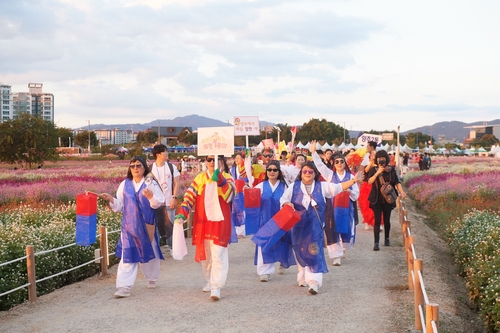 양주시 '2024년 제6회 양주 천만송이 천일홍 축제' 현장