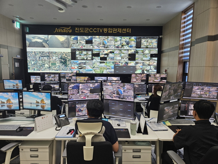 진도군 CCTV통합관제센터, 24시간 범죄예방 대응