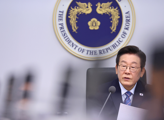 수석보좌관회의, 발언하는 이재명 대통령