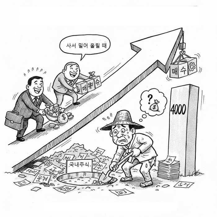 지수 오를때 개인은 ‘팔자’…“11월엔 중소형주 노려라”