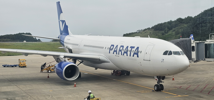파라타항공 A330-200 여객기. 사진=박규빈 기자