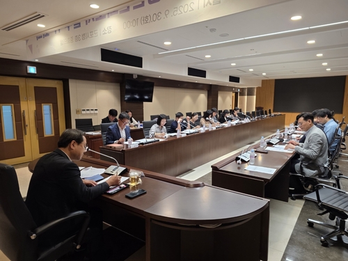 군포시 '국무조정실 청년친화도시 지정 공모' 대응 실무 TF 회의 현장