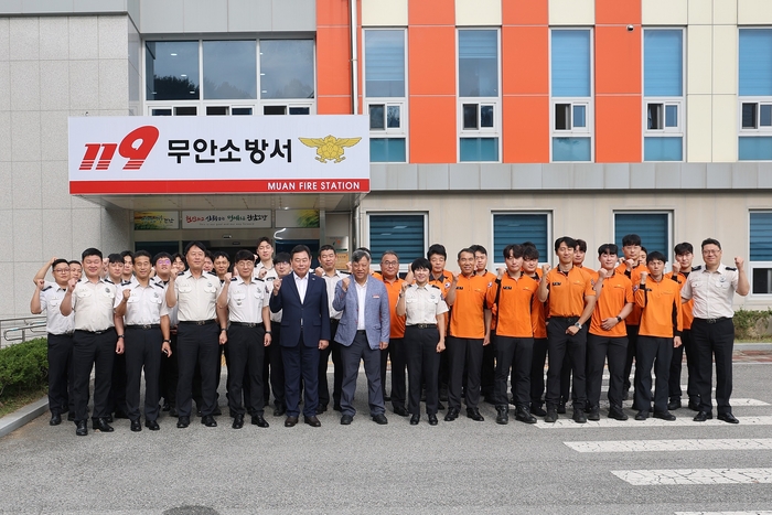 무안군통합방위협의회, 추석 명절 맞아 군부대·소방서 대원들 격려