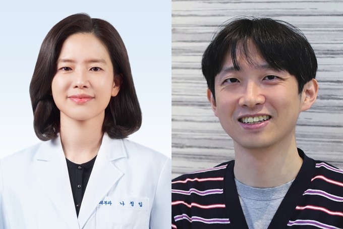 [사진] 분당서울대병원 피부과 나정임 교수(왼쪽), 아이피부과 한승석 박사(오른쪽)