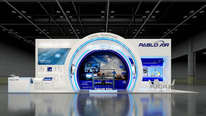 ADEX 2025 파블로항공 부스 전경. 사진=파블로항공 제공