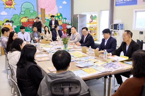 강수현 양주시장 21일 ㈜케이씨원 방문