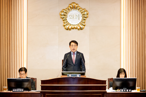 조성대 남양주시의회 의장 23일 제315회 임시회 개회 선포