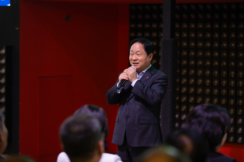 주광덕 남양주시장 '2025년 제19회 남양주시장기 수상레저 스포츠 대회'개회사 발표