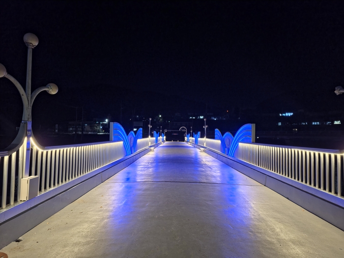 안흥 시가지 교량 경관조명 설치