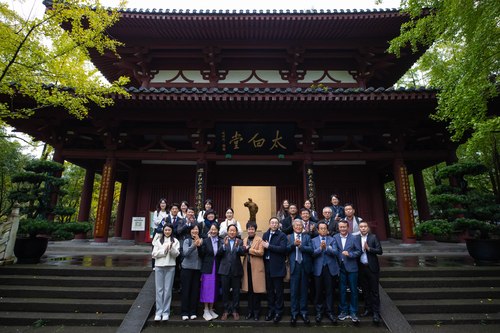 남양주시 대표단 5일 중국 쓰촨성 장유시 소재 이백 기념관 방문