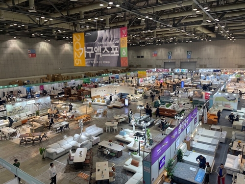 2025년 상반기 고양가구엑스포 개최 현장