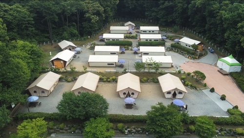 군포시 초막골생태공원 느티나무야영장