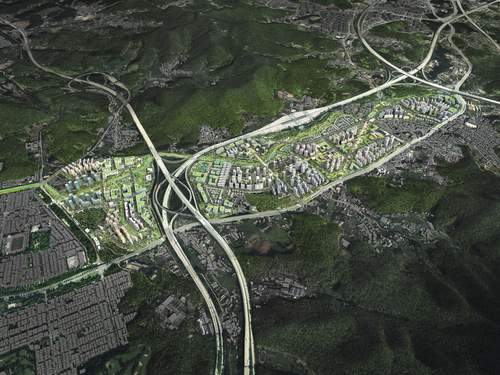 안산시 장상공공주택지구 위치도