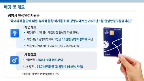 광명시 11일 정책브리핑 발표 설명자료