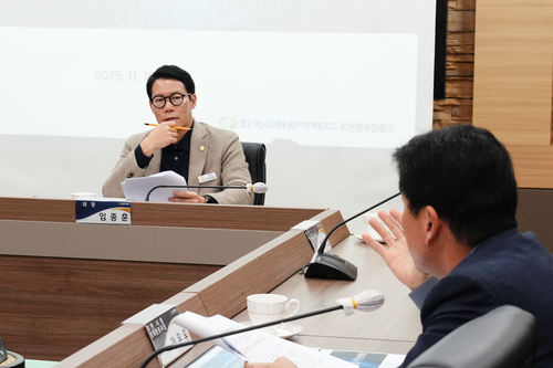 임종훈 포천시의회 의장 10일 '11월 현안 간담회' 주재
