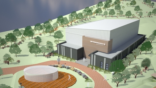 의정부시 우리동네 정책로드맵- 호원2동 실내 배드민턴장 조감도