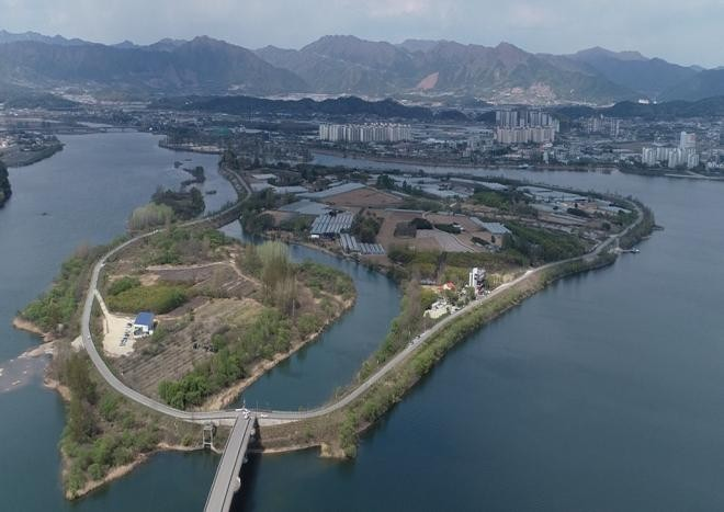 춘천호수지방정원이 조성 중인 상중도