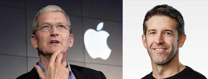 애플 팀 쿡 최고 경영자(CEO)와 존 터너스 하드웨어 엔지니어링 부문 수석 부사장