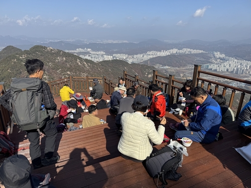 의정부시 수락산 기차바위 전망대 및 쉼터 조성