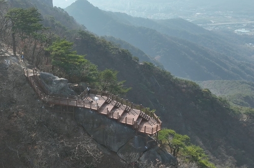 의정부시 수락산 기차바위 전망대 및 쉼터 조성