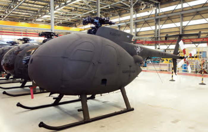 500MD 무인 헬리콥터. 사진=대한항공 50년사