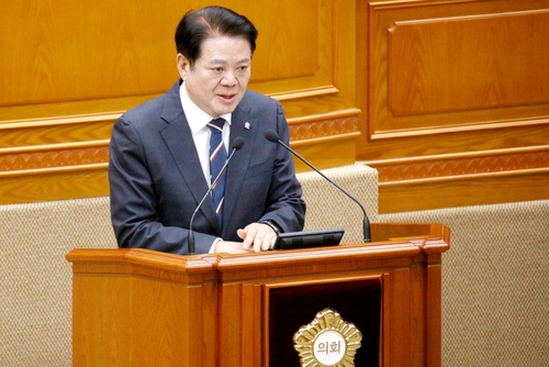 최대호 안양시장 20일 제307회 안양시의회 제2차 정례회에서 시정연설