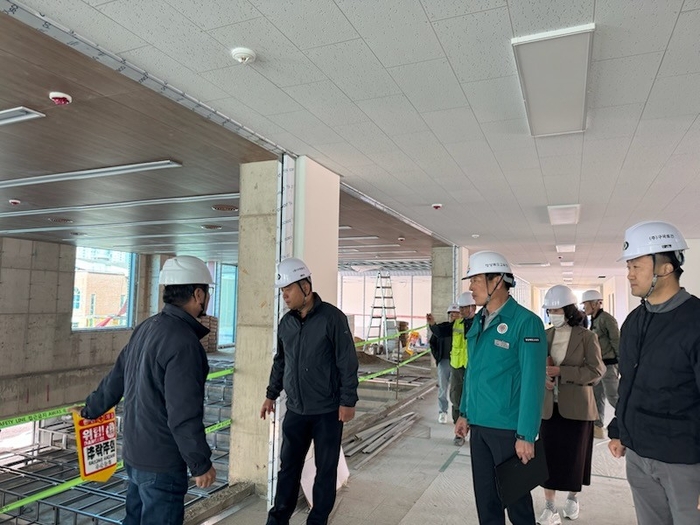 경북도교육청, 학교 공사현장 10교 안전 점검…52건 즉시 개선