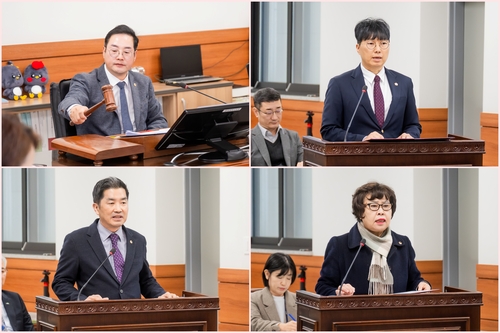 남양주시의회 한근수-원주영-이정애-김동훈 의원(상단 왼쪽부터 시계방향으로)