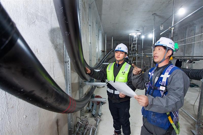 LS전선 동해안-신가평 HVDC 사업 현장