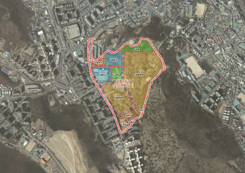 김포시 감정4지구 구역도