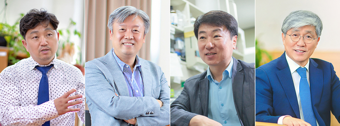 경희대가 세계 상위 1% 연구자를 4명 배출하며 연구역량을 인정받았다. 사진 좌측부터 사회과학 분야에 이름을 올린 스마트관광원 구철모·정남호 교수