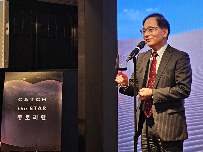 김중호 에어서울 대표이사(상무)가 지난 25일 서울 중구 충무로 1가 소재 르메르디앙 목시 서울 명동에서 열린 '요나고 노선 데일리 운항 기념 관광 설