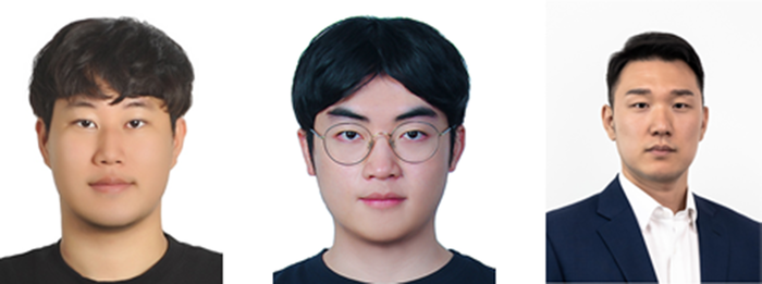 (왼쪽부터) 한양대 진태원 연구원, 한양대 정희윤 연구원, 한양대 김영현 교수 (사진=한양대)