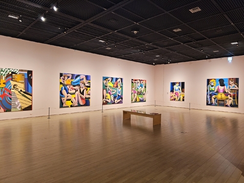 2024년 고양시립아람미술관에서 열린 크리스토프 루크헤베를레 전시