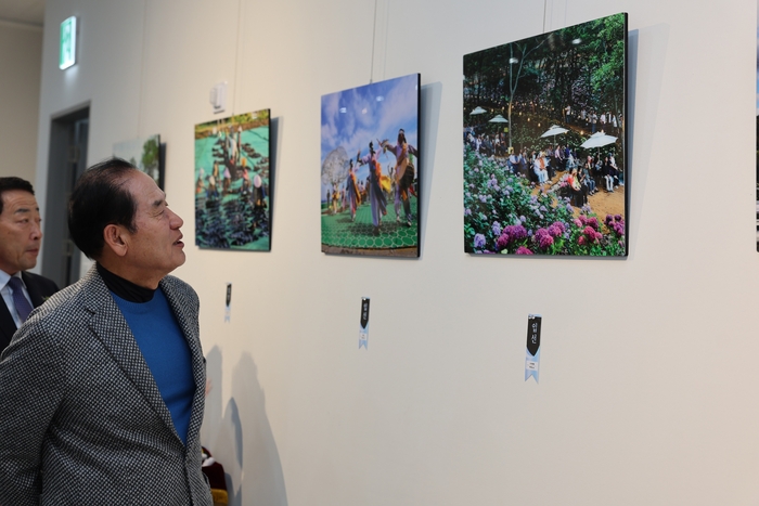 진도군, '관광사진 공모전' 수상작 전시회 성료
