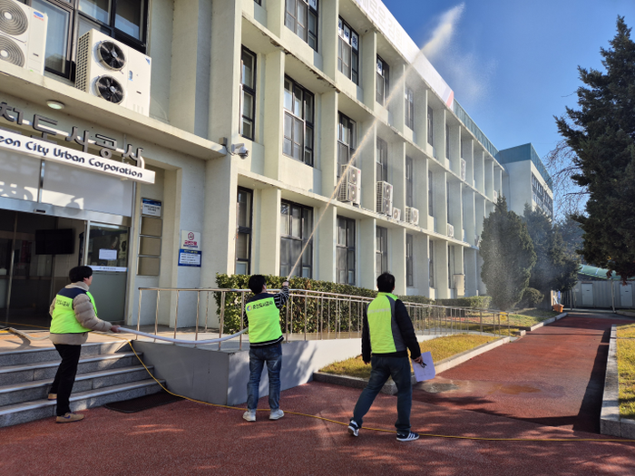 춘천도시공사 자위소방대 2차 초기소화