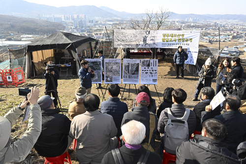 양주시-(재)기호문화유산연구원 28일 양주대모산성 15차 발굴조사 현장 공개회 진행