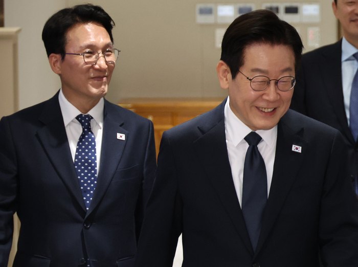 이재명 대통령, 국무회의 입장