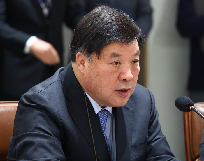 한미 관세협상 후속 민관 합동회의, 발언하는 서정진 회장