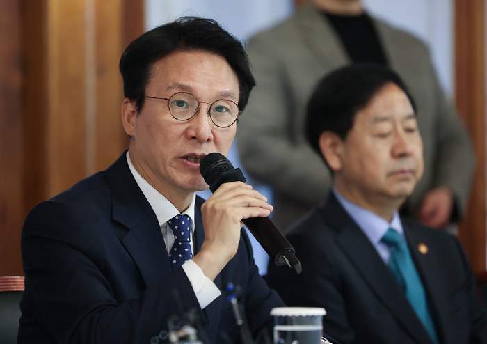 고위당정협의회 발언하는 김민석 총리