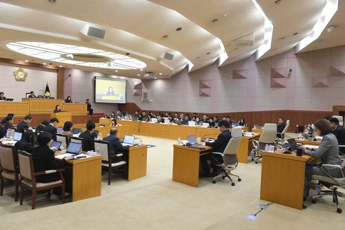 양주시의회 제383회 정례회 제1차 본회의