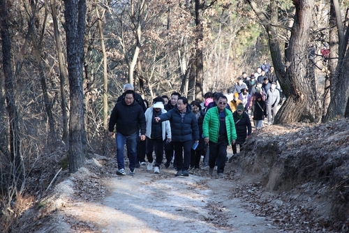 남양주시 1일 별내동 불암산 '정책현장 로드체킹' 실시