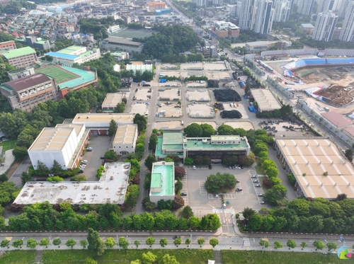 의왕시 내손동 한국전력공사 기자재센터 전경